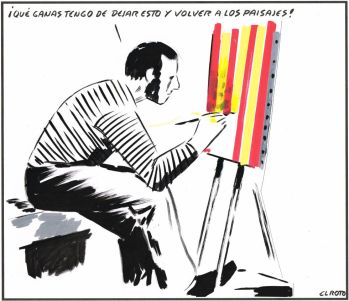 Resultado de imagen de burbuja independentista viñetas